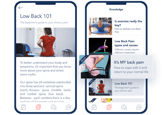 SWORD Health app screens